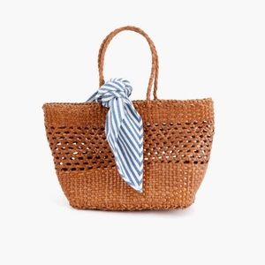 NWOT Loeffler Randall Edith Woven Mini Tote
